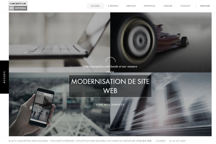 Conception Web pour Conception Web Montréal